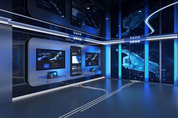 移动互联网科技公司展厅设计-深圳信可威